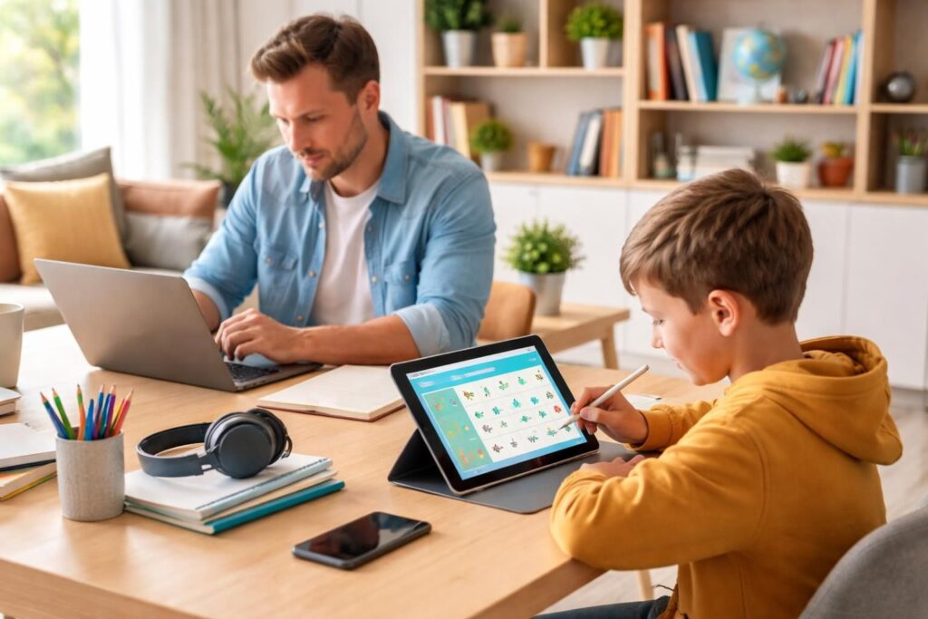 Se former au digital pour accompagner la scolarité numérique des enfants efficacement