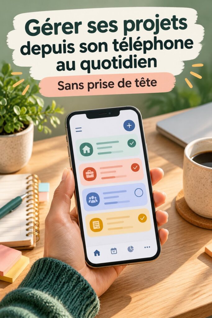 Gérez vos projets efficacement depuis votre téléphone
